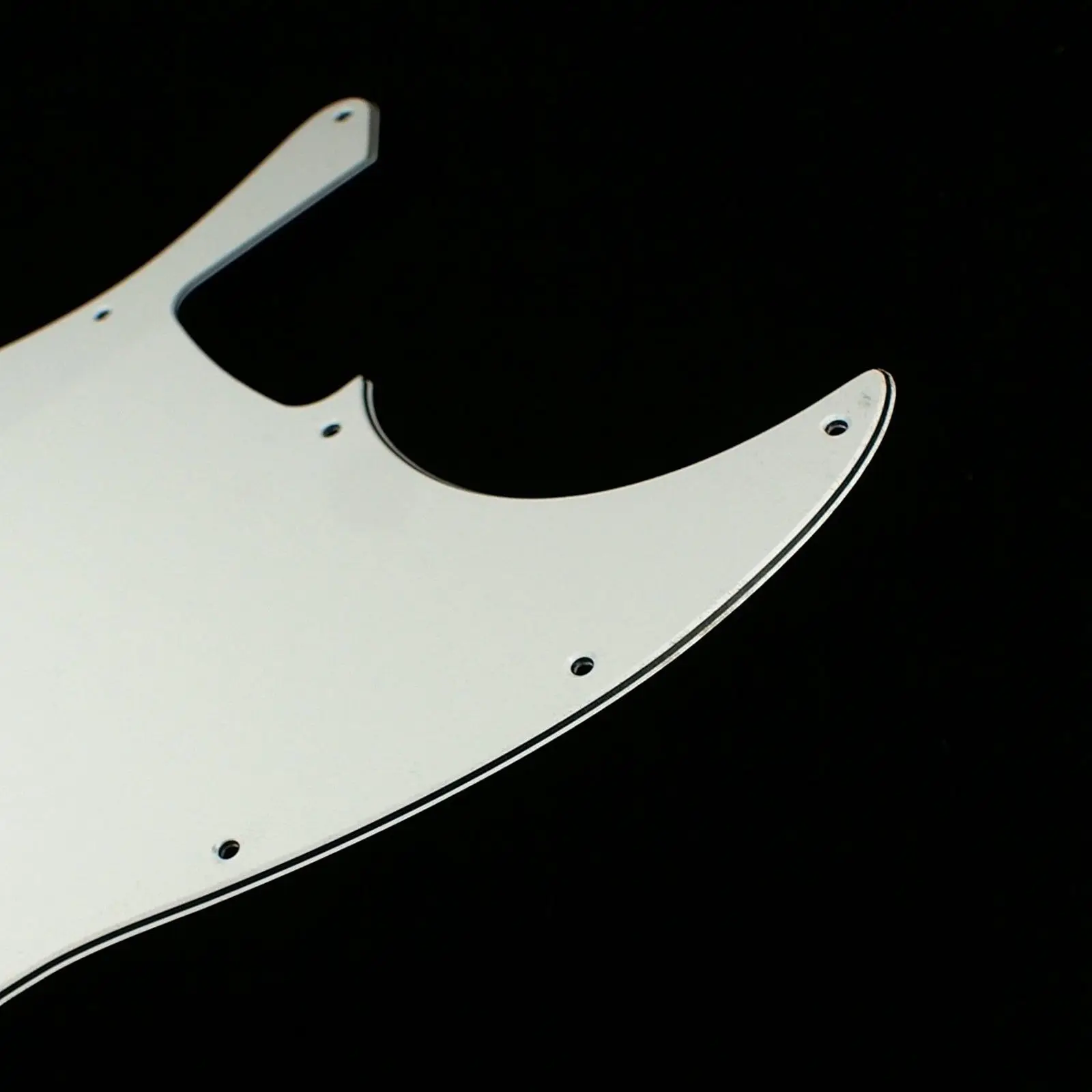 Новый Белый 3 слойный джазовый Бас Гитара Pickguard w/PB звукосниматель отверстие и