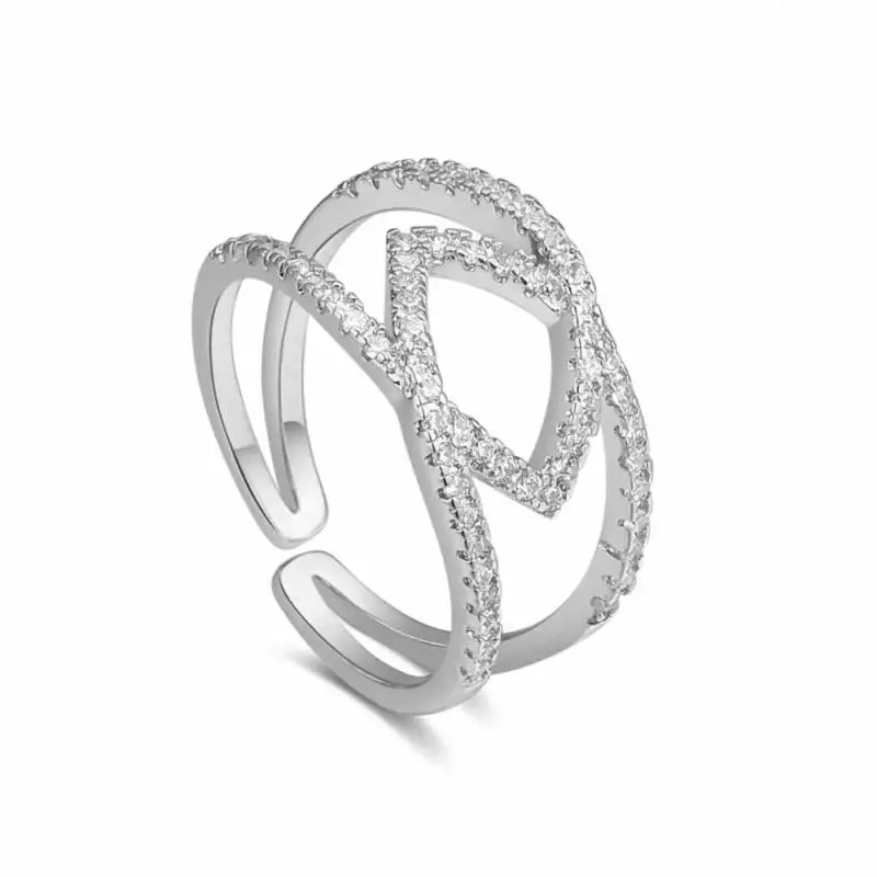 Фирменные вставки TRACYSWING Element из настоящего циркония AAA кольцо цвета розового