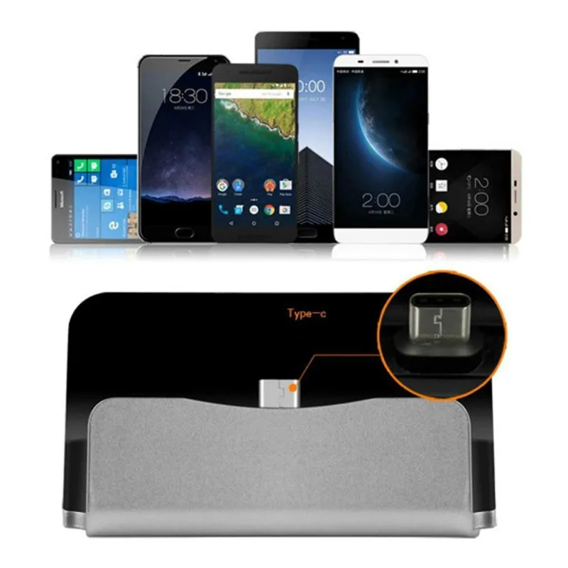 Док-станция USB Type C для зарядки Oneplus 7 6T Huawei Honor View 20 10 9 8 P20 P30 Mate Pro Type-C док-станция