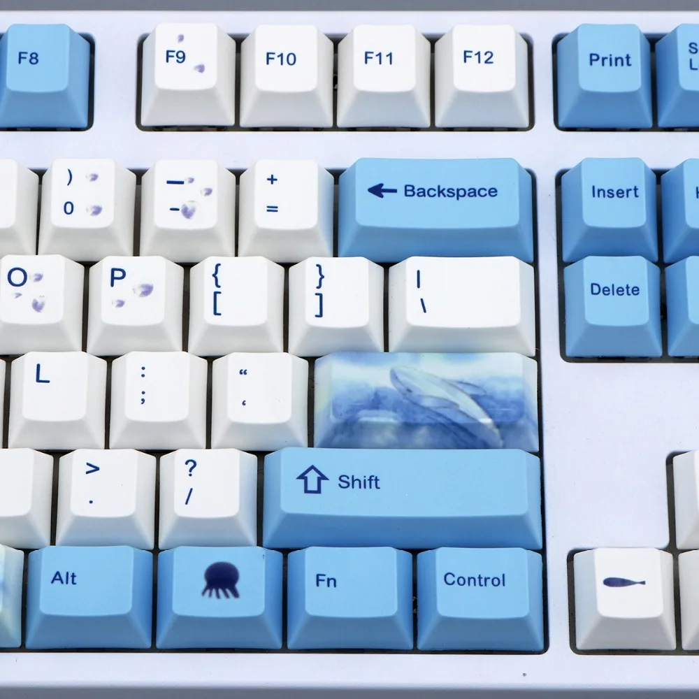 Кит 108/110 клавиш краситель сублимированный pbt keycap для механической клавиатуры Cherry filco Ducky keycap Вишневый профиль только keycaps