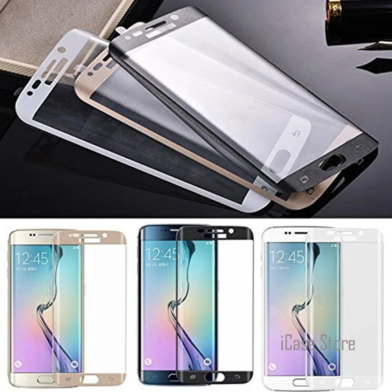 

3D изогнутый полноэкранный чехол из закаленного стекла для Samsung Galaxy A3 A5 A7 2017 S7 Edge S6 Plus защита экрана полное покрытие стекло