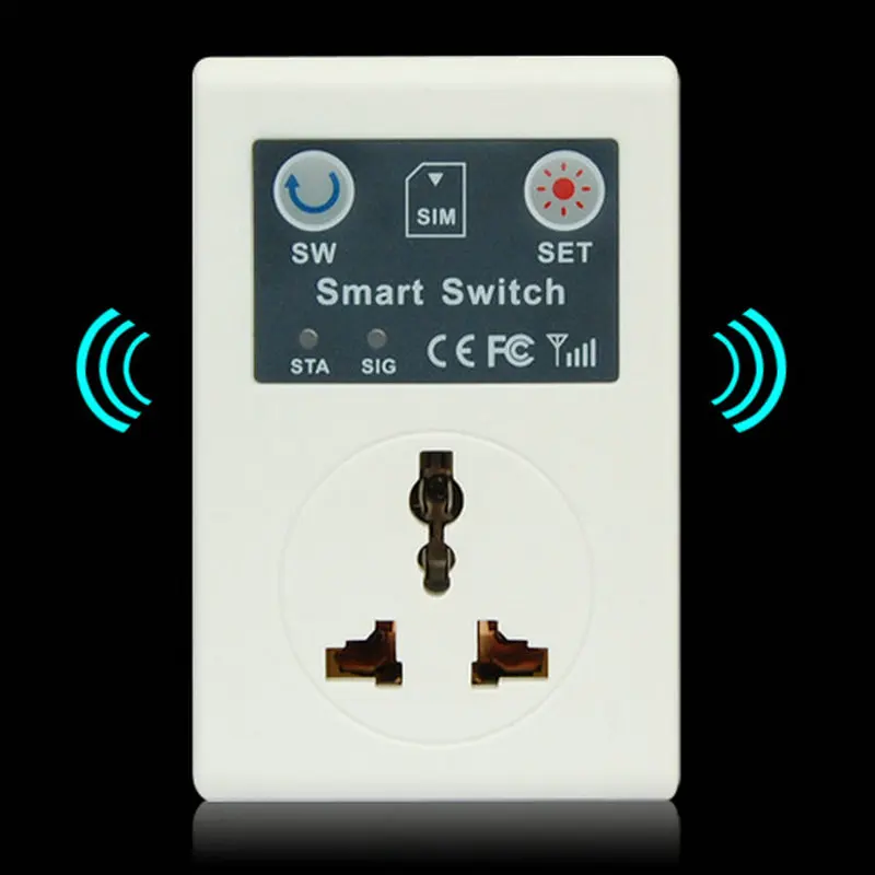 OE EU plug Cellphone Phone PDA GSM RC Remote Control Socket Power Smart Switch 900/1800MHz SC1-GSM | Безопасность и защита