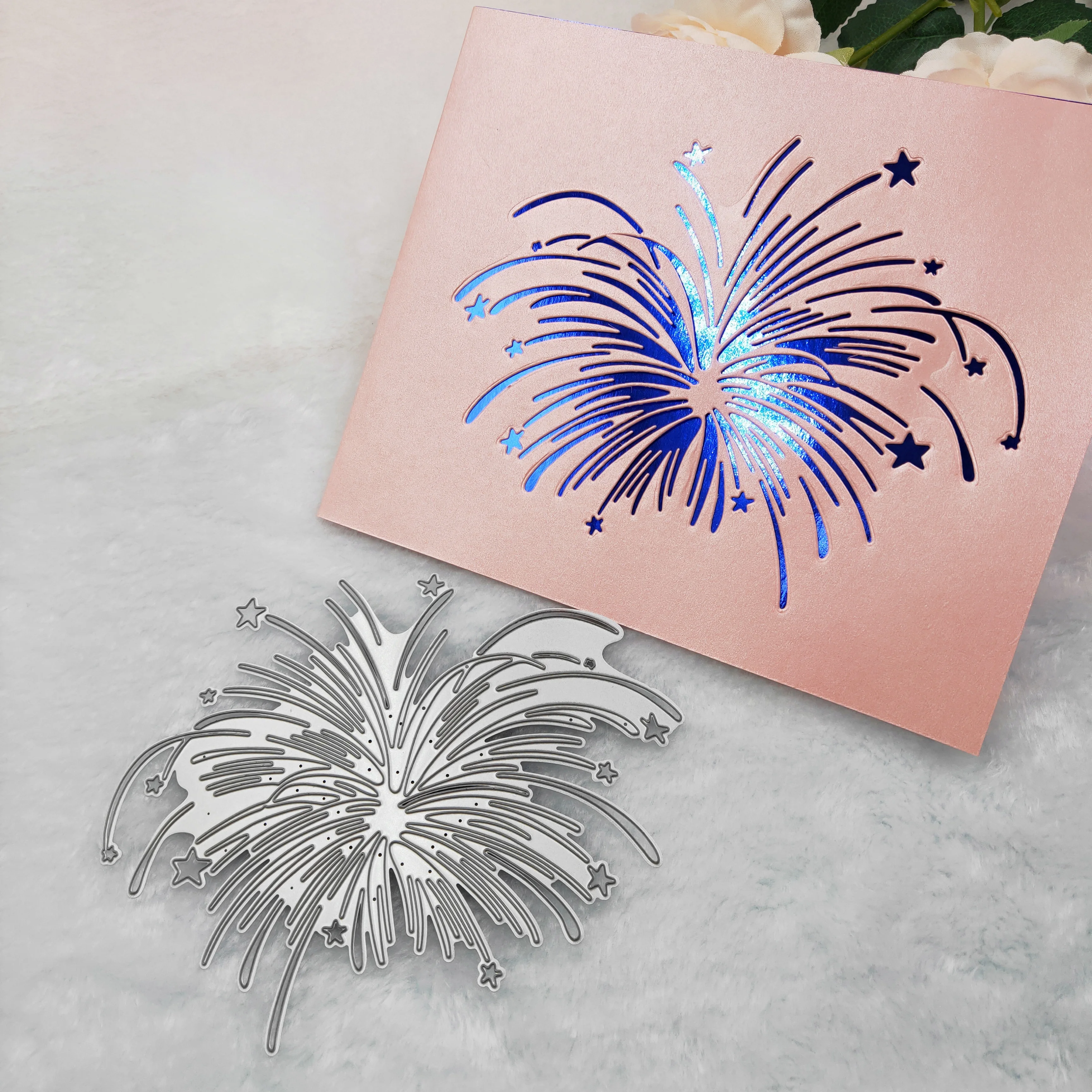 Романтическая металлическая высечка для фейерверков новинка 2019 процесс