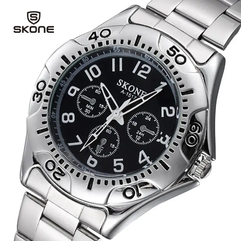 Hot Sale 2014 Men Watches Casual Sports Watch Business Workplace Big Number Alloy Quartz WristWatch | Наручные часы