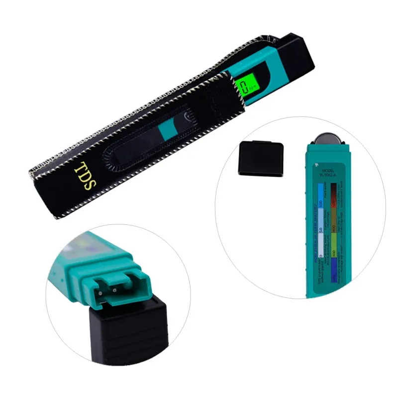 

Pen design LCD Digital PH Tester with ATC + TDS EC meter with backlight Water Filter Hydroponic Pool Measurement Tools 15% off