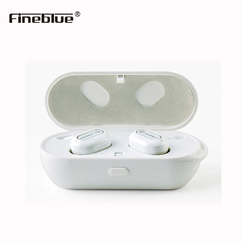 Fineblue R10 наушники-вкладыши TWS с отпечатков пальцев Сенсорный экран Bluetooth наушники HD