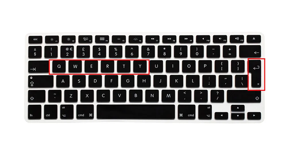 2016 EU/UK English Alphabet Silicone Keyboard Skin Cover Shield For Apple Macbook Air Pro Retina 13&quot 15&quot 17&quot European |