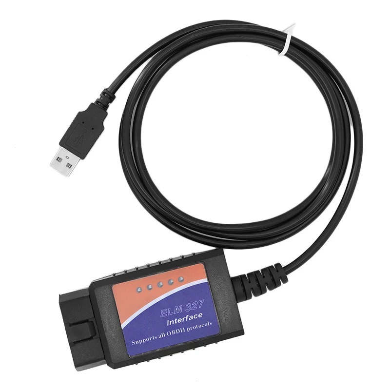 Автомобильные инструменты ELM327 V1.5 USB OBD2 ELM 327 в 1 5 OBDII считыватель кодов
