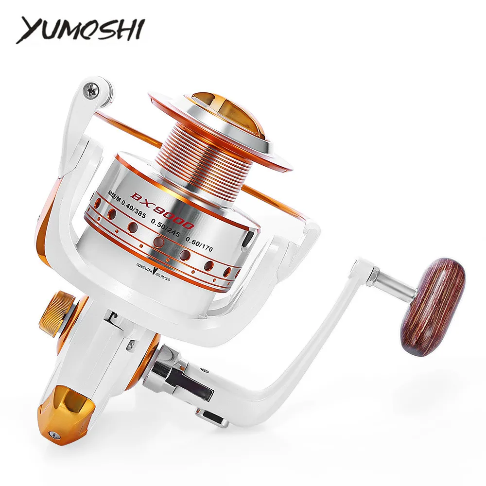 YUMOSHI 500 9000Series полная металлическая спиннинговая рыболовная Катушка 12 + 1BB 5 5: 2:1.