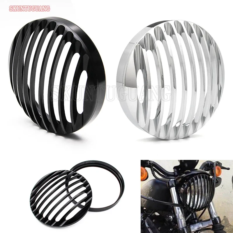Мотоциклетная накладка на гриль фары с ЧПУ 5 75 дюйма 3/4 маску для Harley Sportster XL 883