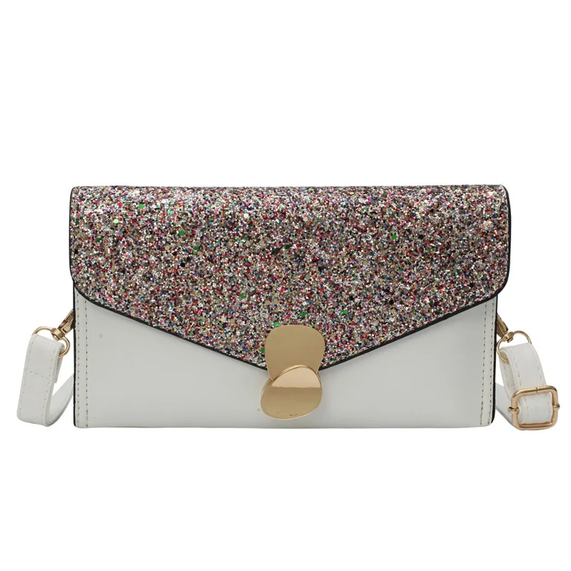 Sequin Phantom Сумка для ужина флэш платье пудрового цвета сумка леди без ручек клатч