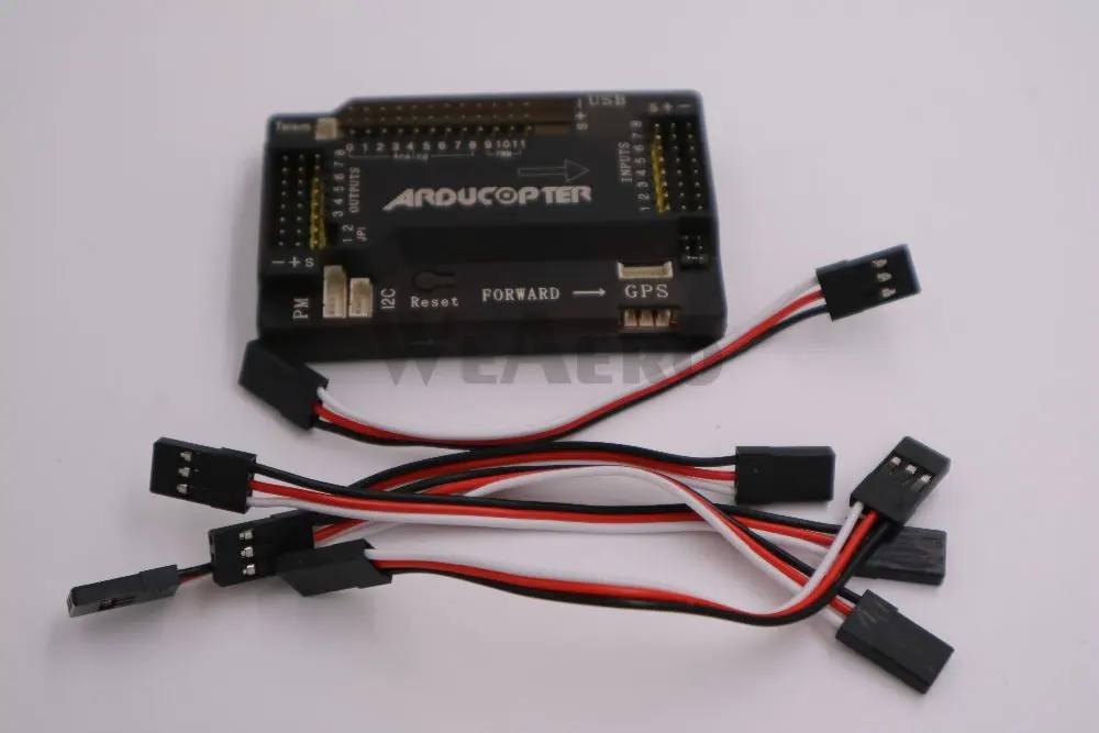 Бесплатная доставка APM2.8 ArduPilot Mega APM 2 8 плата контроллера полета с чехлом/кабели