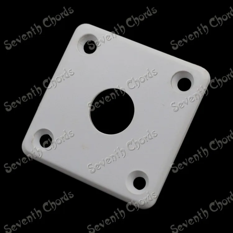 3 шт. Пластик квадратный гитарный разъем пластины JackPlate Крышка для LP