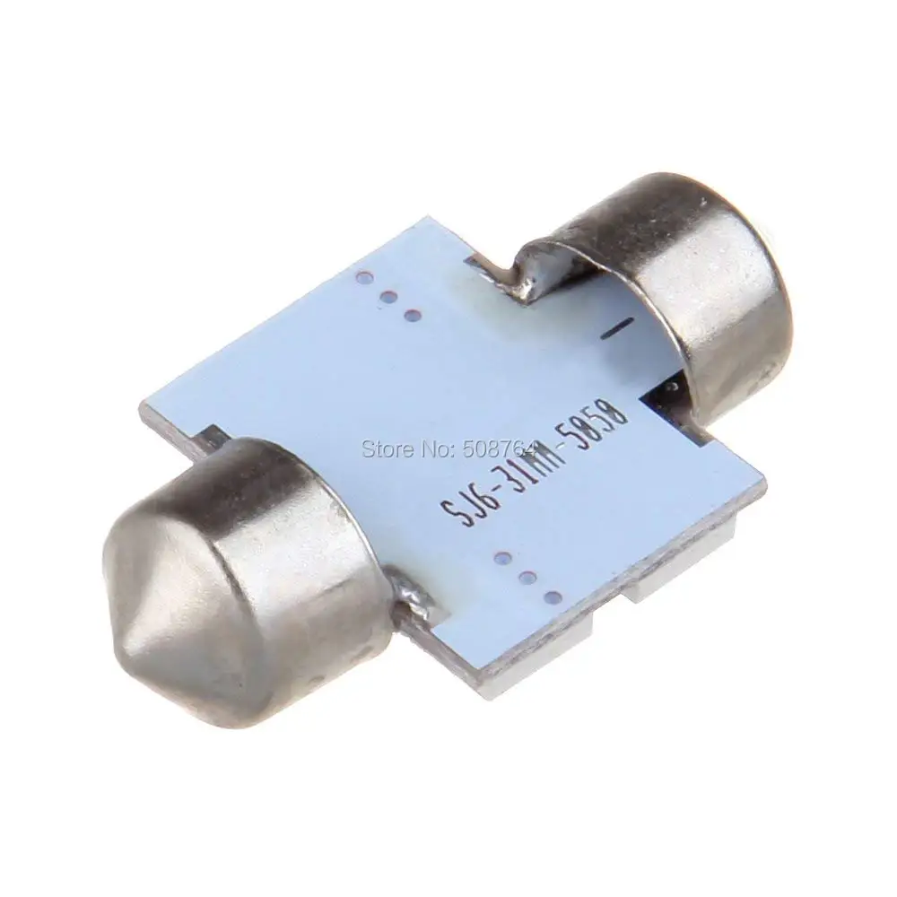 2X гирлянда 28 мм 1 10 &quot31 25&quot 5050 6SMD DE3021 DE3022 светодиодсветодиодный Ксеноновые белые