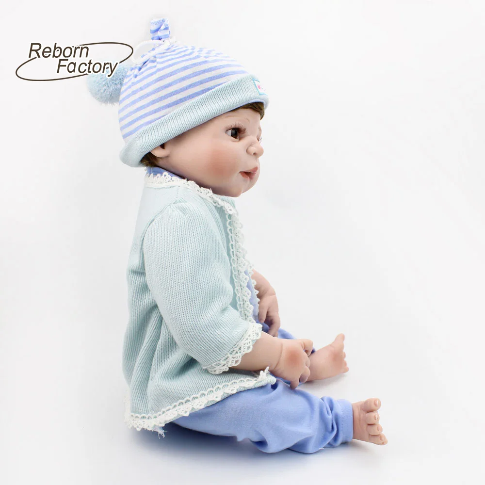 55 см Reborn Детские куклы подарок детям \ мальчик кукла реборн 22 дюймов всего тела