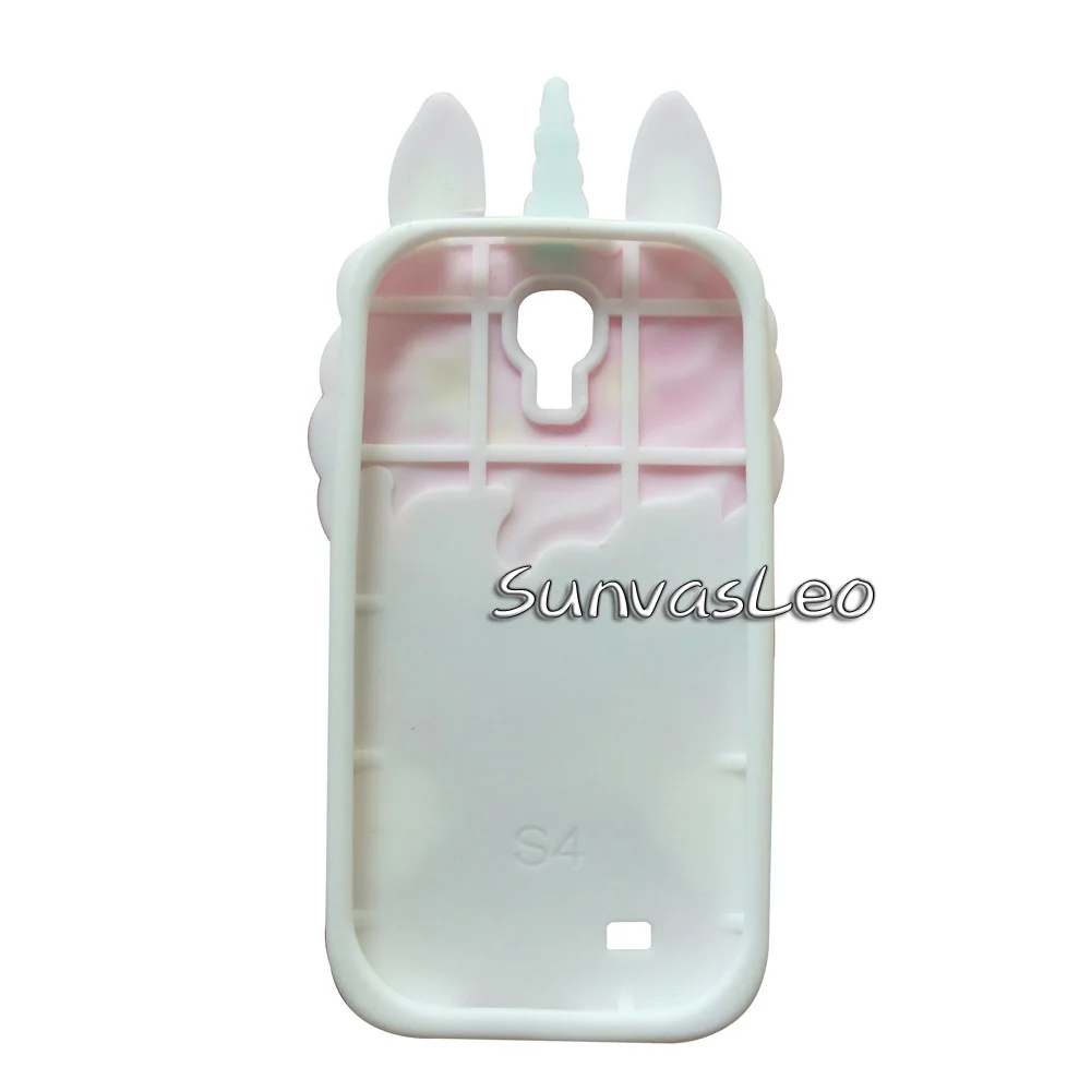 Для samsung Galaxy S4 SIV i9500 3D довольно Единорог Мягкий силиконовый чехол стильная футболка с изображением персонажей видеоигр чехол для телефона на заднюю крышку чехол Fundas Coque Капа