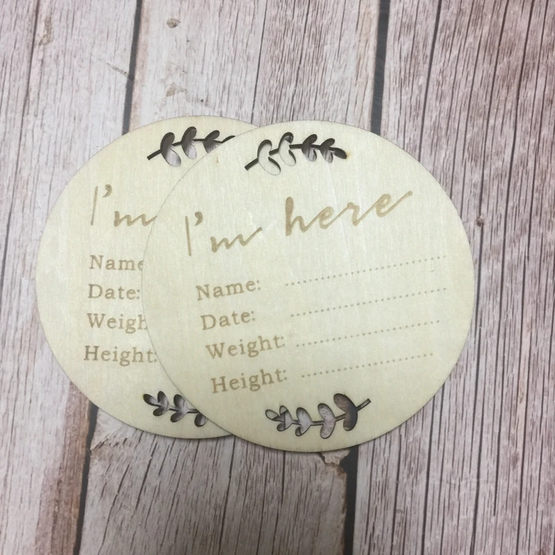 2 шт. Детские карты анонсы имя налет анонс рождения|Украшения своими руками для