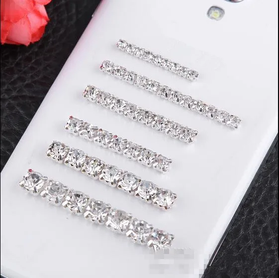 SS12 (3 мм) 200 шт. посеребренные прозрачные стразы с кристаллами пришивные сделай сам