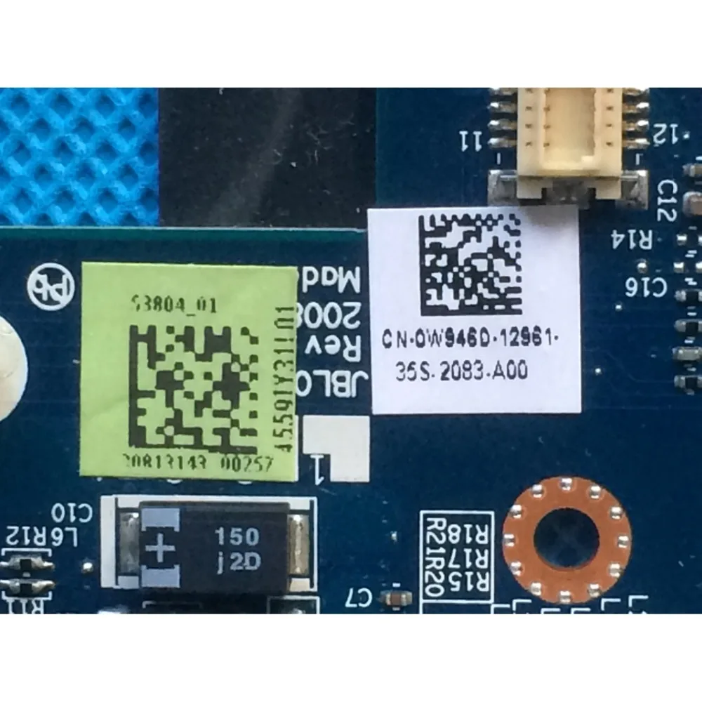 Новая монтажная плата IO USB/Аудио/RJ-45 W946D / 0W946D/JBL01 для Latitude E6400 ATG Precision M2400 |