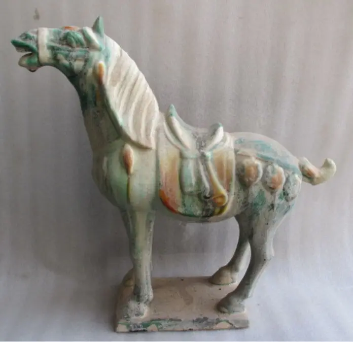 

11.82 inch/ Tang sancai ceramics collection horses in ancient China/8