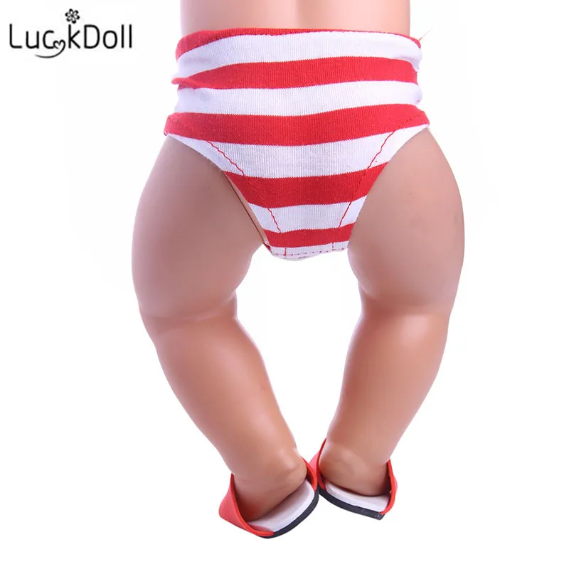 LUCKDOLL Crossbar Doll Panties For 18-inch American Or 43 cm Accessories | Игрушки и хобби