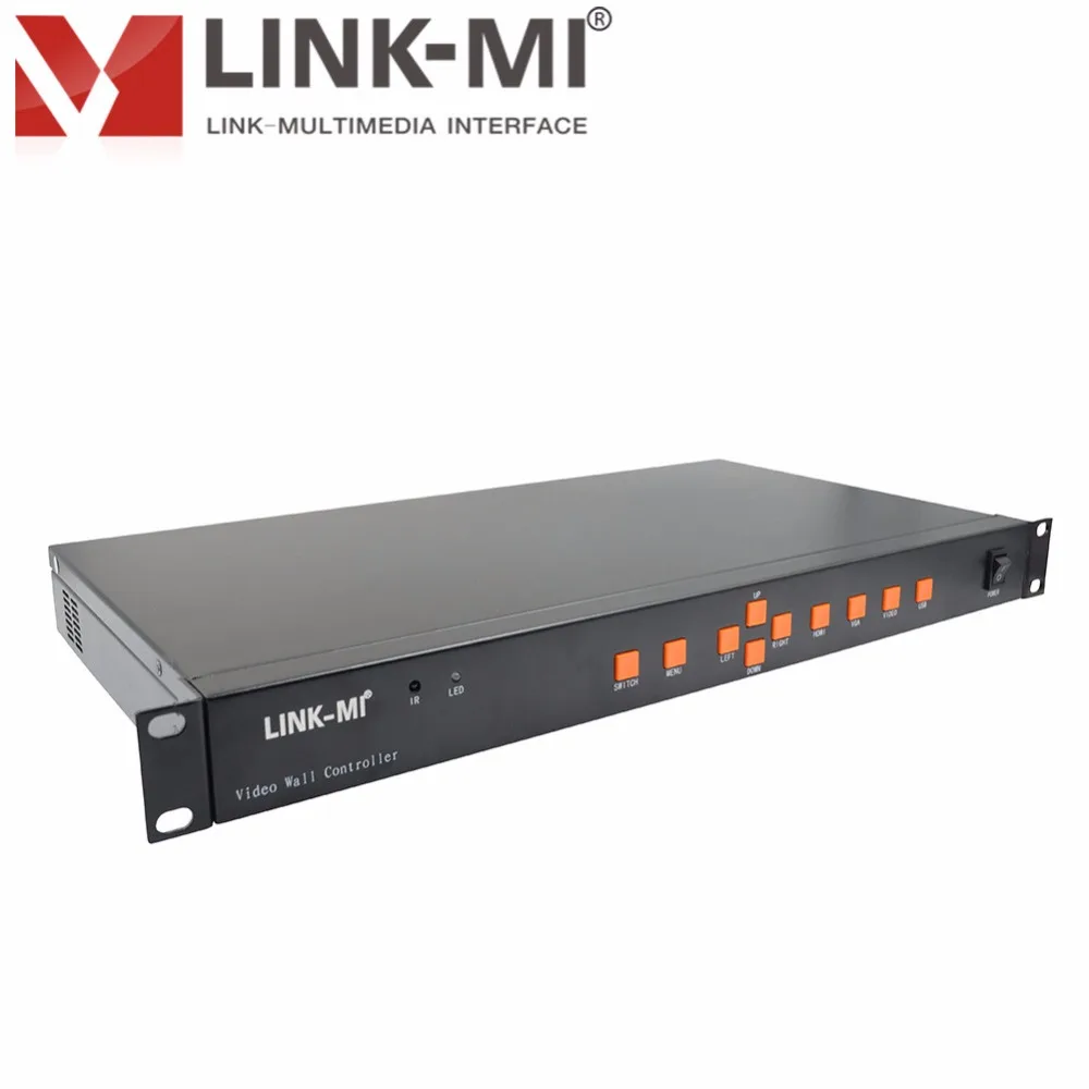 LINK MI TV06 HDMI + VGA AV USB светодиодный/LCD 2x3 видео настенный контроллер шесть