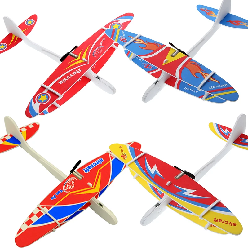 2019 Перезаряжаемые Электрический биплан AB Glider модель пеноматериала Регулируемый