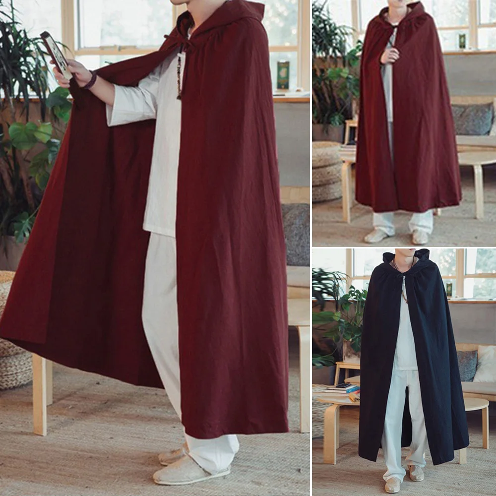 2019 Новое поступление мужские винтажные накидки повседневные свободные