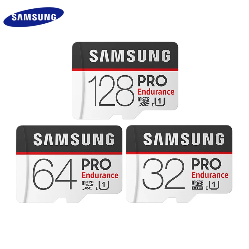 

100% Original SAMSUNG Micro SD Card PRO Endurance Class 10 SDHC 32GB 64GB 128GB SDXC U1 UHS-I Microsd Card Memory Card