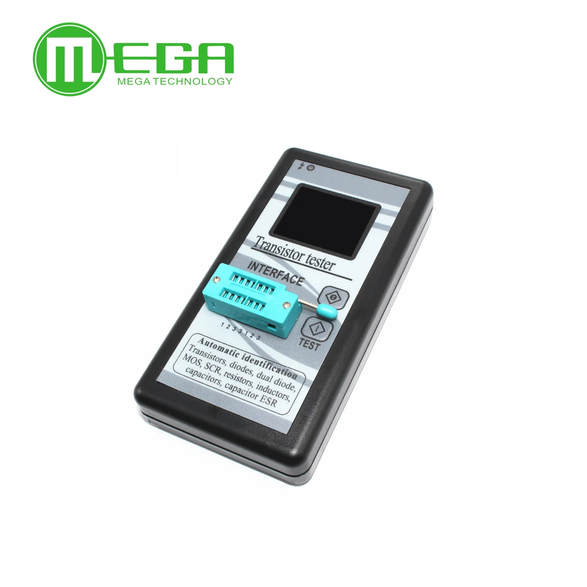 

Multi-purpose Transistor Tester 128*160 Diode Thyristor Capacitance Resistor Inductance MOSFET ESR LCR Meter TFT Color Display