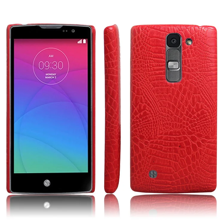 Шубин Тип крокодиловой кожи PU кожаный чехол для телефона LG Spirit 4G LTE H440N H440Y/3g H420 C70