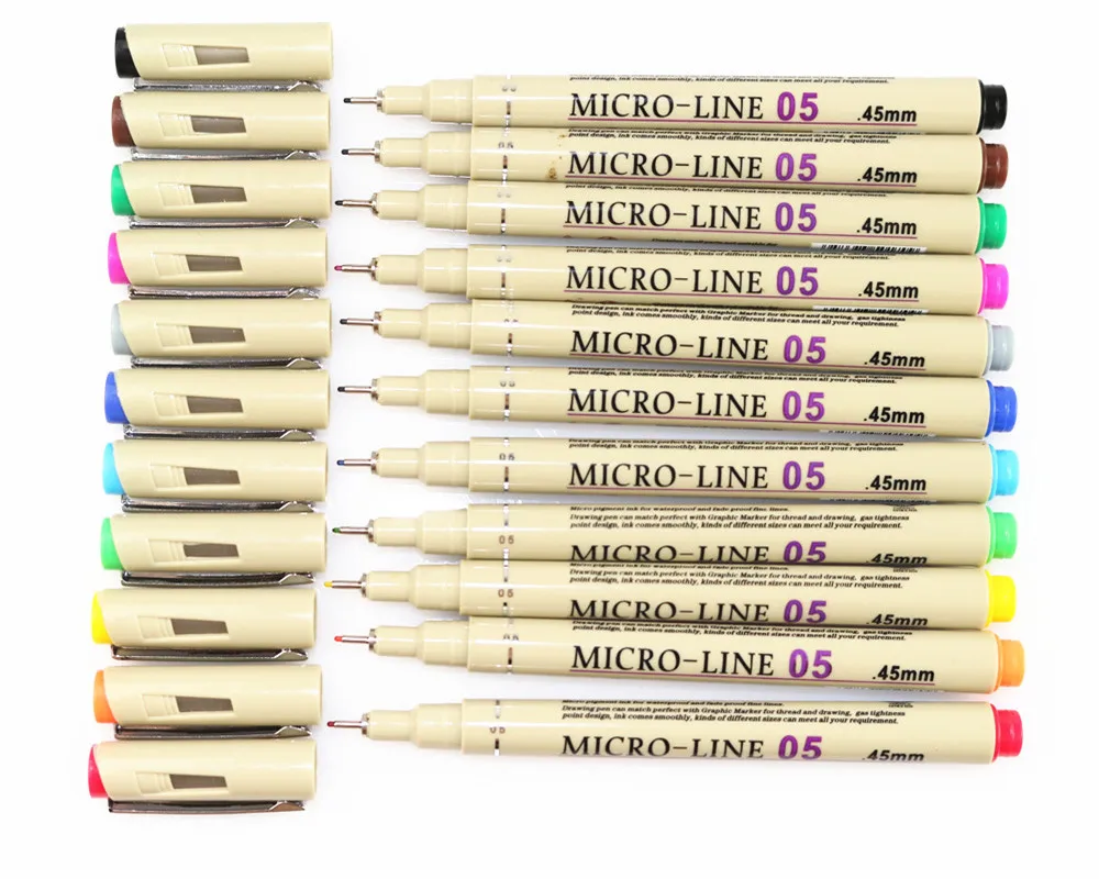 Цветная ручка для рисования 11 цветов 0 45 мм|art markers|design art markersdesign markers |