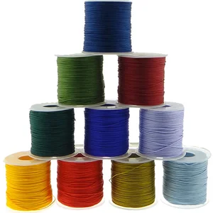 100 ярдов 1 мм китайский узел нейлоновый шнур пластиковая катушка нитка, Плетеный ремешок Оптовая Продажа Ожерелье веревочные бусины для изготовления ожерелий браслетов