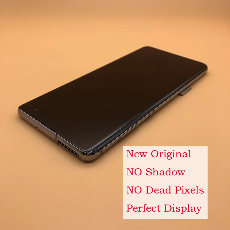 ЖК-дисплей с рамкой для SAMSUNG Galaxy S10 G973 G973F дисплей S10+ S10 Plus G975 G975F сенсорный экран дигитайзер S10E
