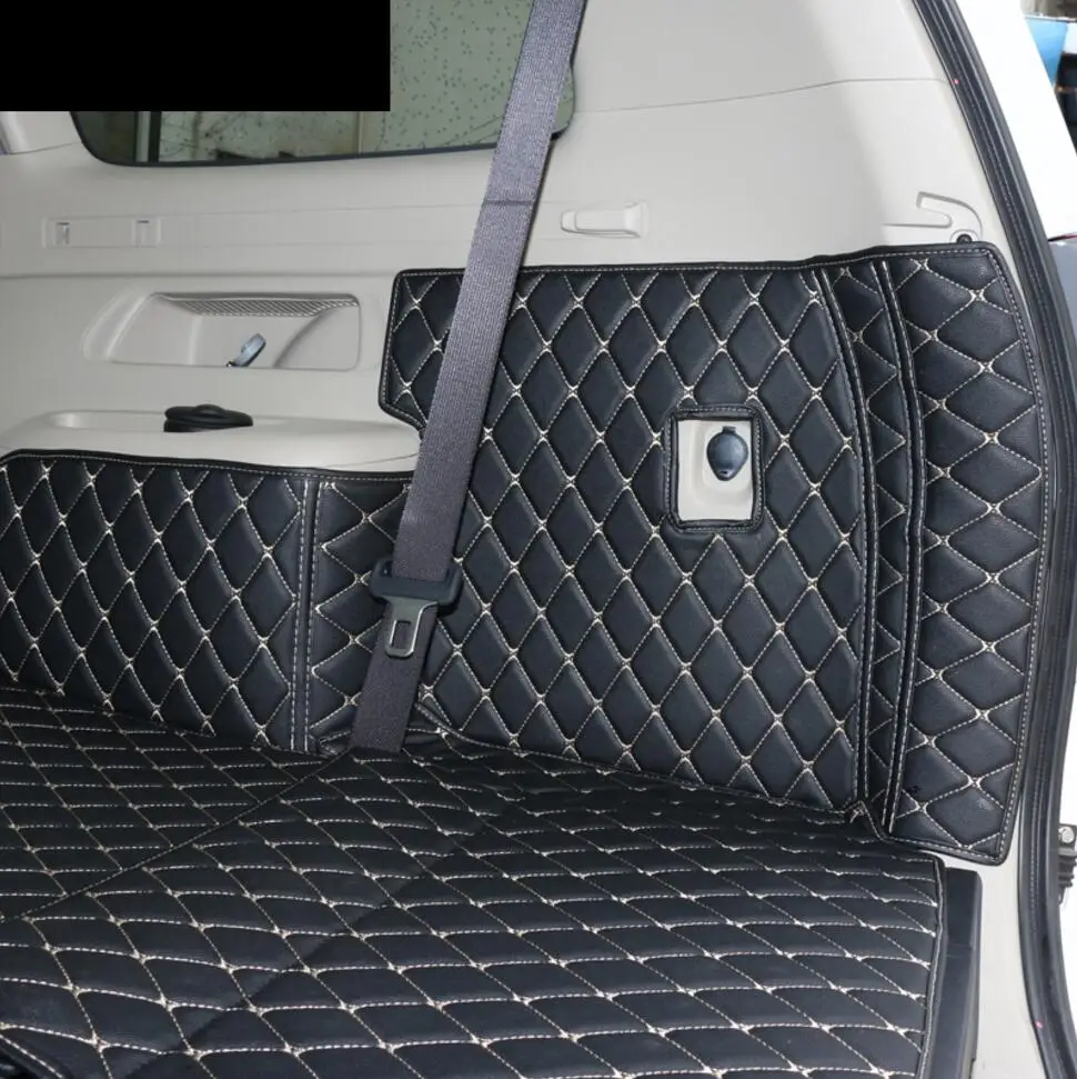 Волокна кожи багажник автомобиля коврик для mitsubishi Challenger mitsubishi Pajero Montero Sport 2008- 2013 автомобильные аксессуары