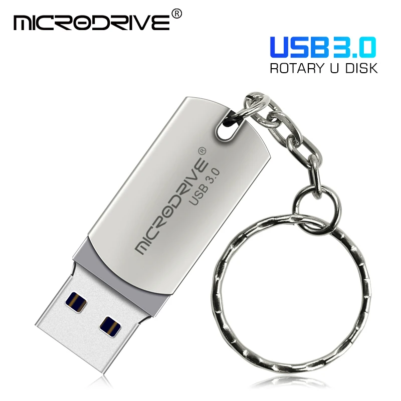 Брелок серебристые металлические USB флеш-накопители 32 Гб 64 Гб 128 ГБ флеш-накопитель memoria usb флешка 16 Гб мини-флешка флеш-накопитель USB 3,0 U диск