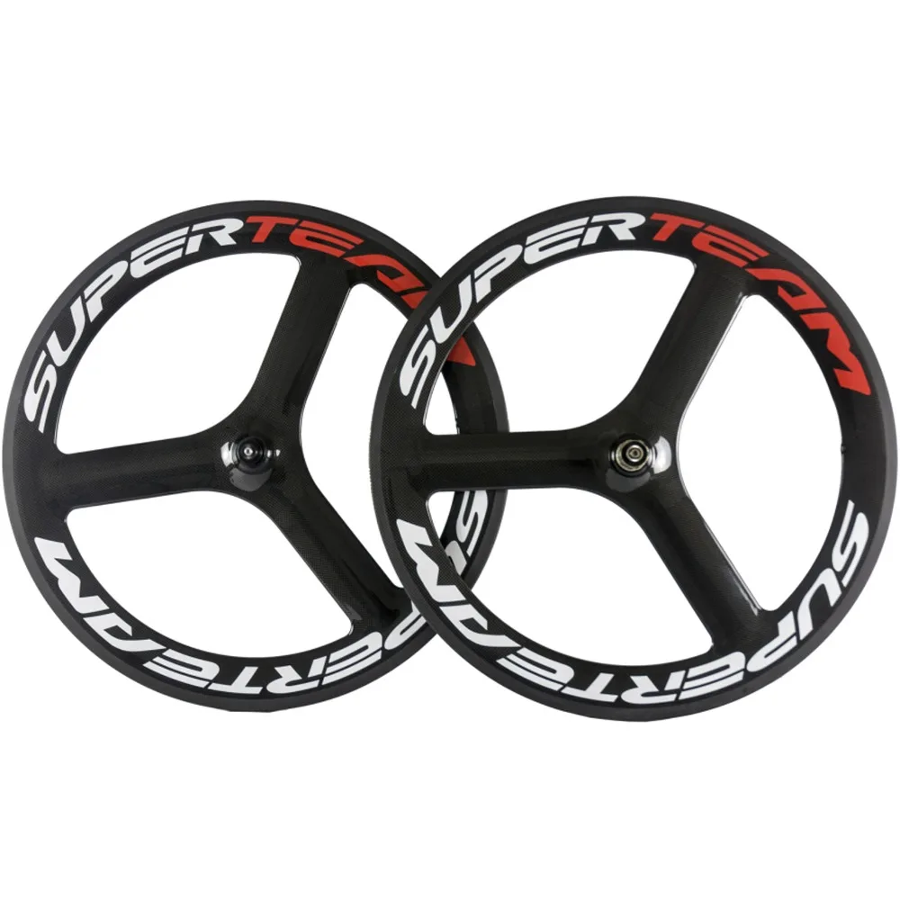 SUPERTEAM 3 спицевое колесная дорожные составным колеса довод 23 мм фиксированные