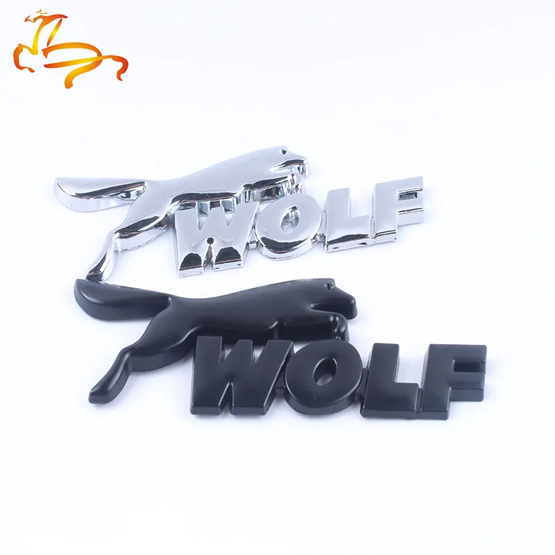 

10x Sticker Car Styling Wolf Decal for Ford Fiesta Mondeo Fusion Ecosport Focus 3 Kuga Edge Ranger Escape 3D Emblem Side Badge