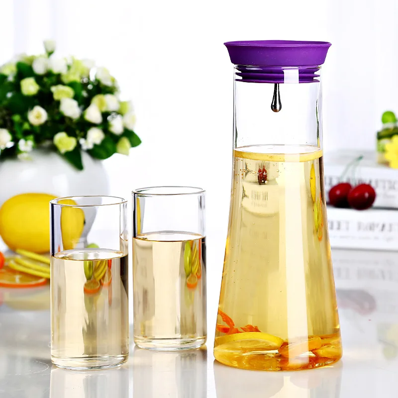 Термостойкий простой стеклянный чайник большой емкости объемом 1 0 л креативный