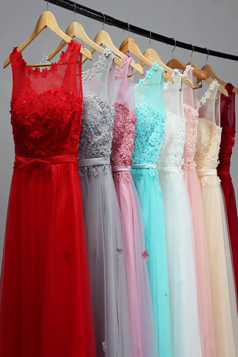 New Arrival Floor Length Sweat Lady Girl Women Princess Bridesmaid Banquet Party Ball Dress Gown Fast Shipping