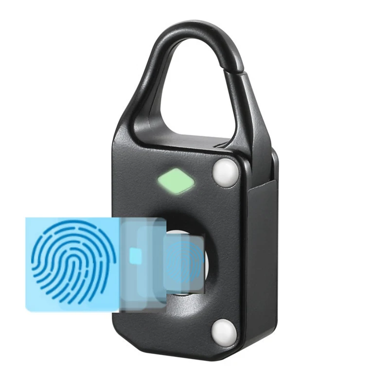4 цвета безопасности без ключа USB Перезаряжаемый биометрический дверной замок