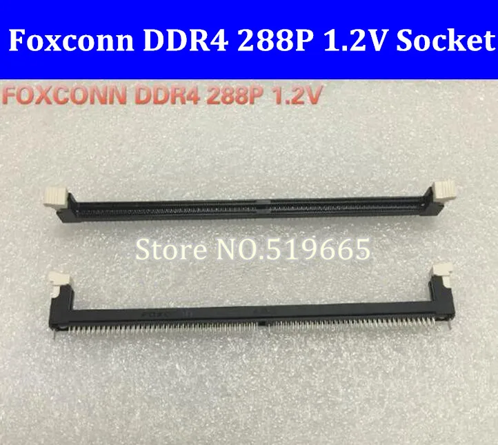 

Foxconn DDR4 288P 1.2V 288 pin Connectors Laptop Memory Slot Sockets 277PIN