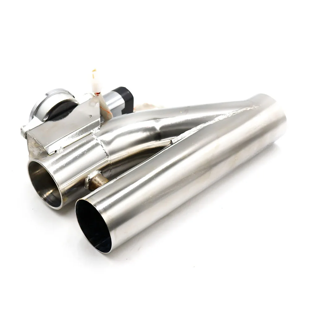 CNSPEED 3-дюймовый выпускной клапан управления/выхлопная труба электрическая Y Труба