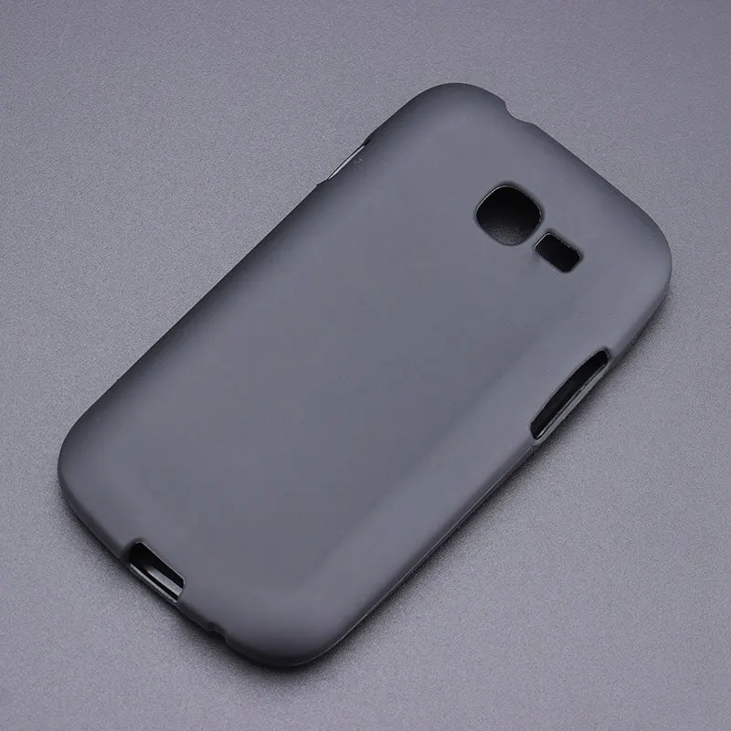 Черный гелевый ТПУ мягкий чехол накладка с защитой от катания на пятке для Samsung