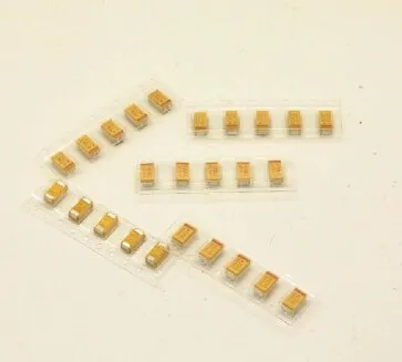 SMD танталовые конденсаторы, ассорти, комплект 11 шт. X 5 шт. = 55 шт. 2,2 мкФ Ф-47 мкФ 0805/1206 P/A Тип smd танталовая упаковка конденсатора