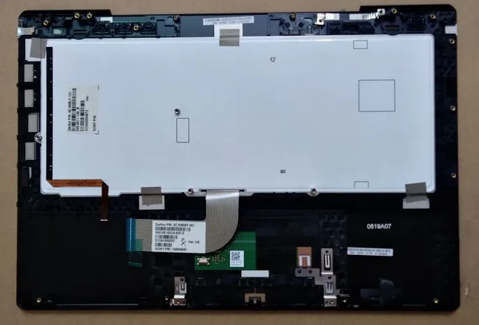 Клавиатура для ноутбука Sony Vaio рамка клавиатуры VPCSB с подсветкой на английском и