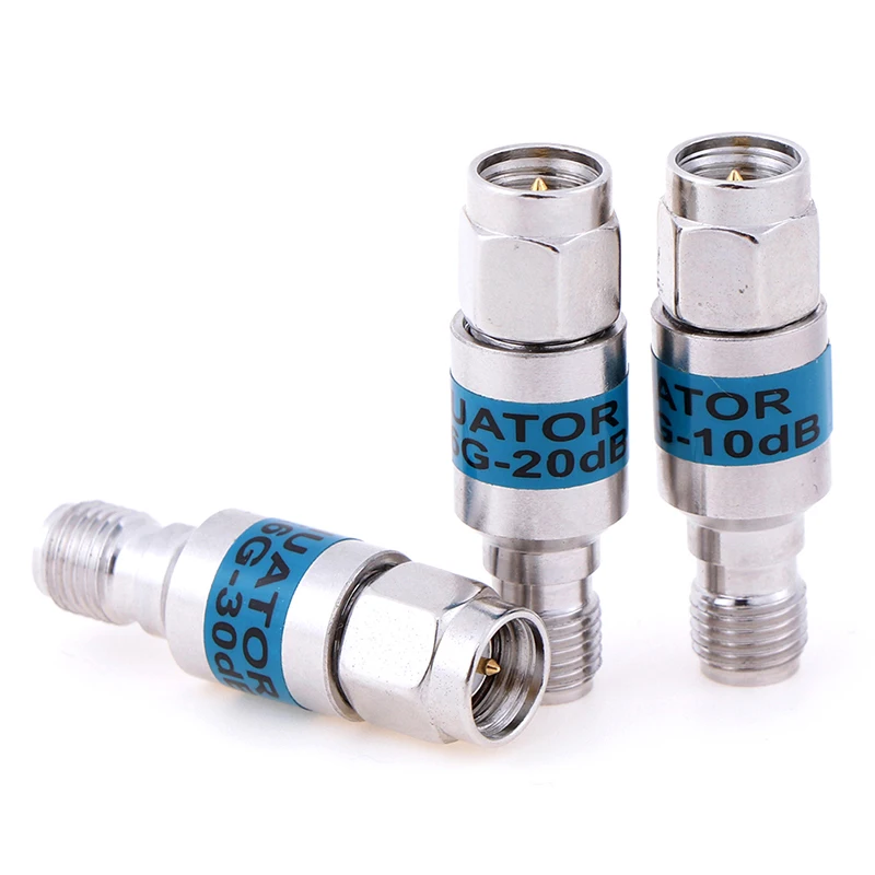 1 шт. 2 Вт SMA DC 6GHz коаксиальные фиксированные аттуаторы частота 6 ГГц разъемы|Детали