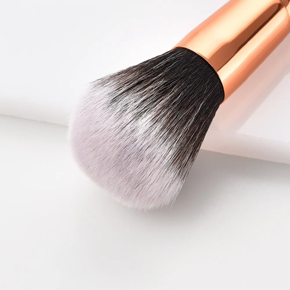 Черные/Золотые Профессиональные кисти для макияжа 8 шт. блестящий консилер