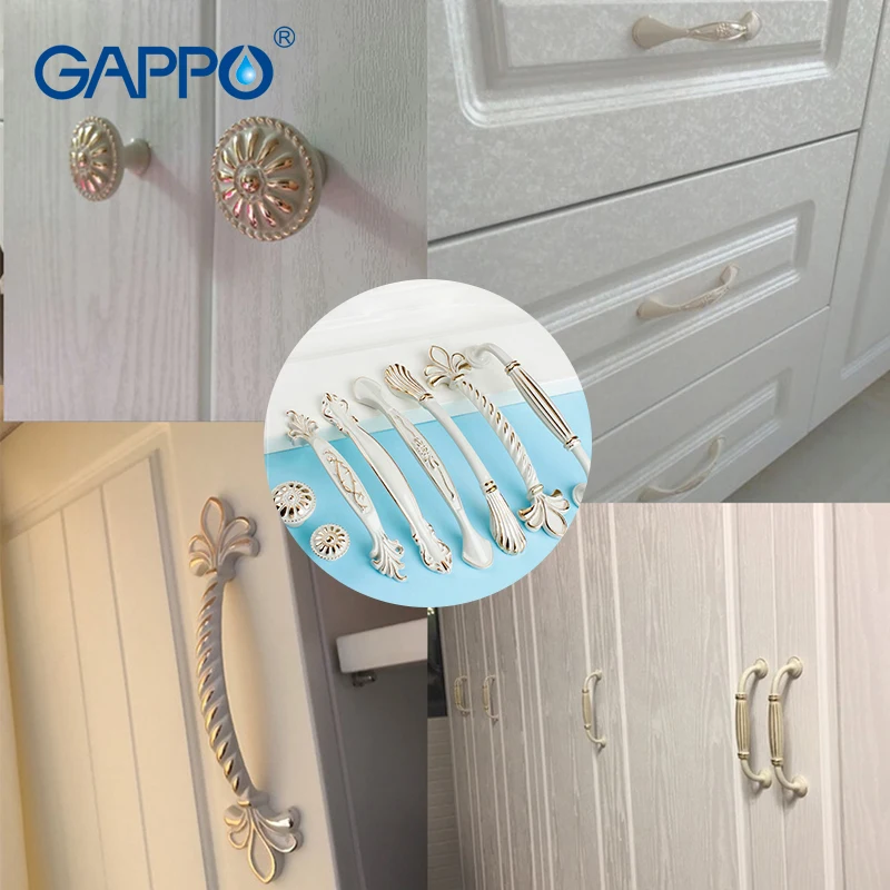 Zinc Aolly Ivory White Cabinet Handles Kitchen Cupboard Door Pulls Drawer Knobs European Fashion Furniture Handle Hardware | Обустройство