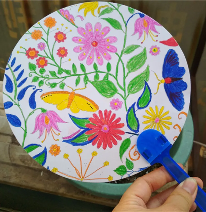 Happyxuan 12 шт. Дети DIY раскраска поддержки широкого сбыта липких обувей подошв Бумага